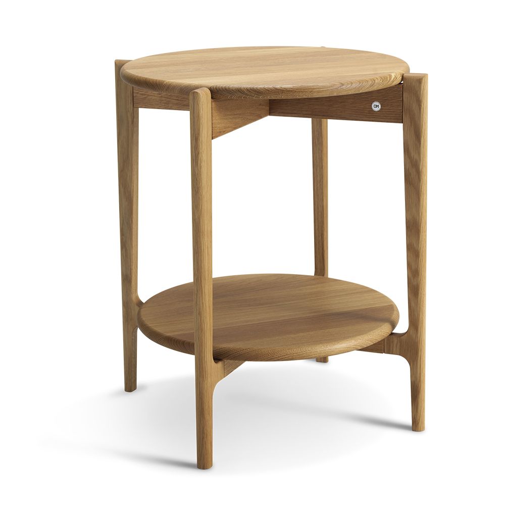 Leia fåtöljbord oljad ek
