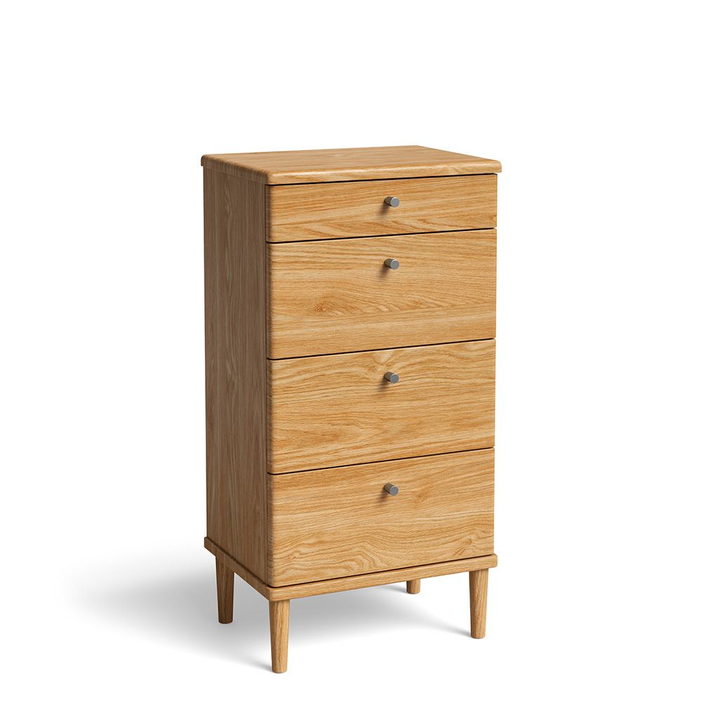 Meja byrå i oljad ek